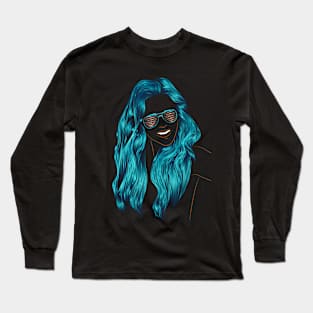 Neon Hair Long Sleeve T-Shirt